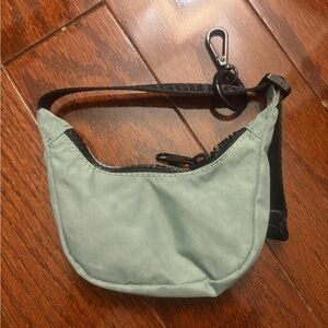 Baggu Crescent Bag Charm Sea foam NWOT